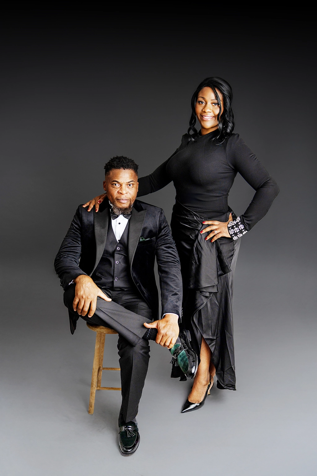 Family photographer Enfield – elegant couple portrait in North London