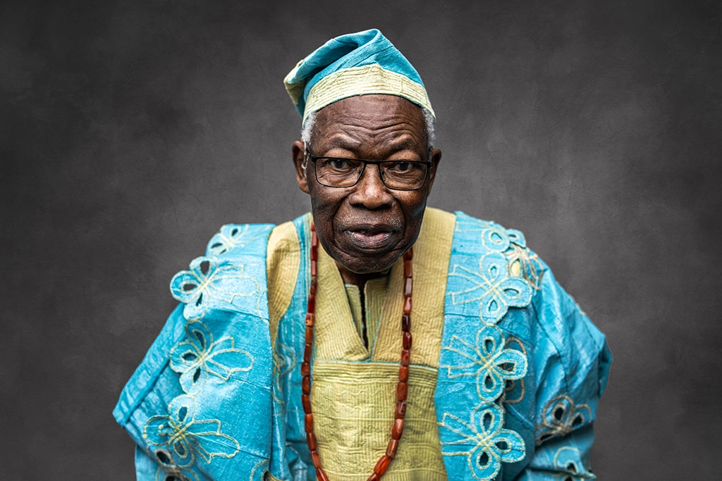 Traditional clothing portrait during a family photography session in Enfield, North London