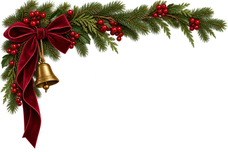 christmas-corner-branch-bow-bell-transparent-v3