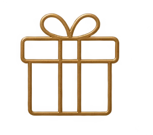 Christmas gift icon for festive photography sessions in Enfield, North London
