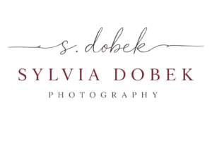 Sylvia Dobek Photography logo for Christmas mini sessions in Enfield, North London