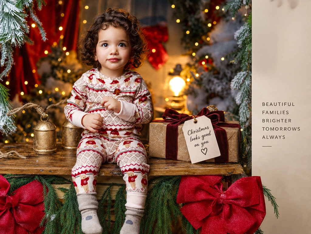 Christmas mini sessions in Enfield, North London with festive family photography