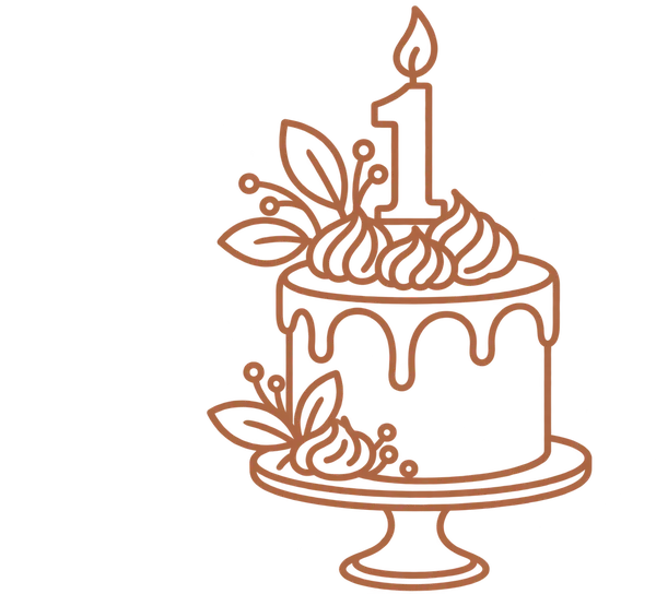 First birthday cake smash photography icon